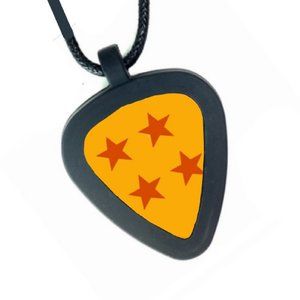 Dragon Ball Z Ballz video game Pickbandz Real Guitar Pick Unisex Necklace